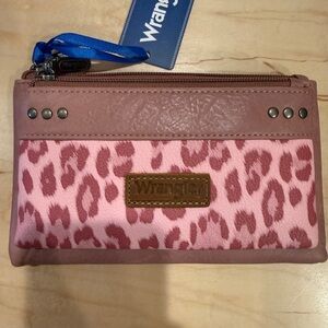 Wrangler Pink Animal Print Women's Wallet